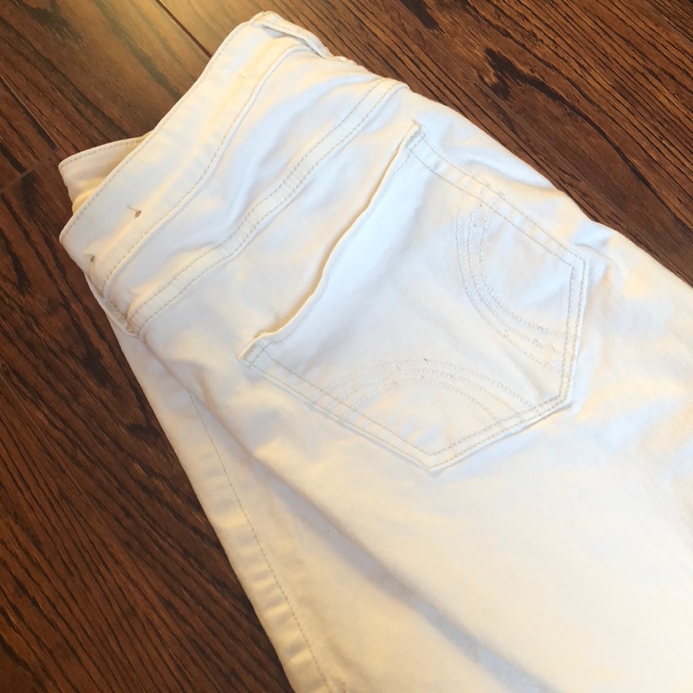 White Hollister Skinny Jeans